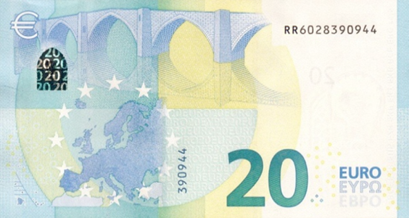 (036) European Union P28RR - 20 Euro (2015-Lagarde)